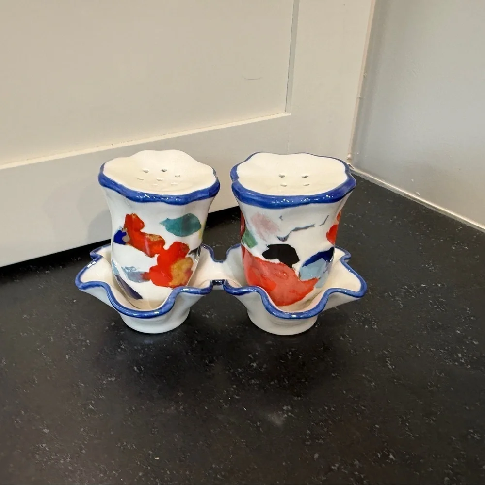 NWT Anthropologie Luna Salt and Pepper Shakers